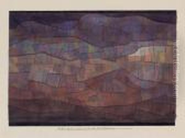 Verlassene Kulturen Oil Painting by Paul Klee