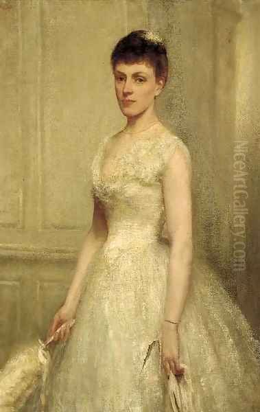 Portrait of Rosalina Speid Oil Painting by Robert Dudley Oliver