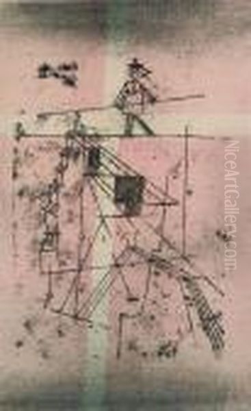 Der Seiltanzer Oil Painting by Paul Klee