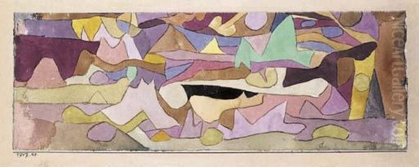 Ohne Titel Oil Painting by Paul Klee