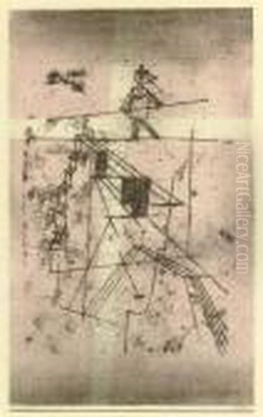 Seiltanzer (k. 95) by Paul Klee