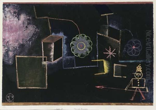 Mordbrenner Oil Painting by Paul Klee