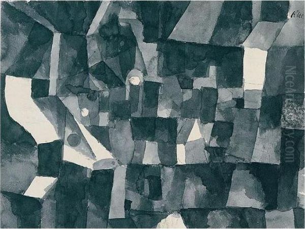 Ohne Titel (untitled) Oil Painting by Paul Klee