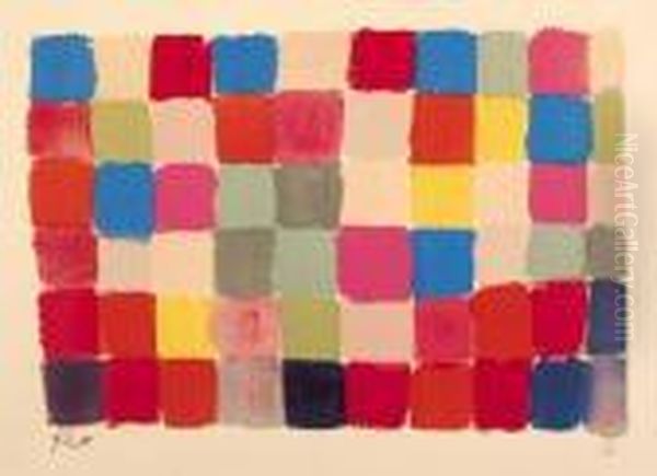 Composition Oil Painting by Paul Klee