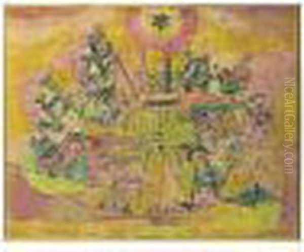 Unstern Der Schiffe Oil Painting by Paul Klee