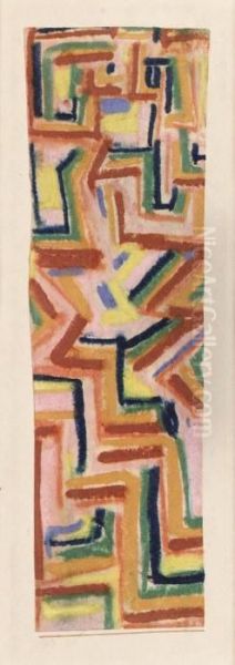 Teppich Oil Painting by Paul Klee