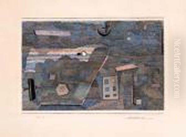 Landschaft Uol Oil Painting by Paul Klee