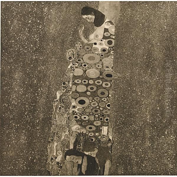 Untitled Oil Painting by Gustav Klimt