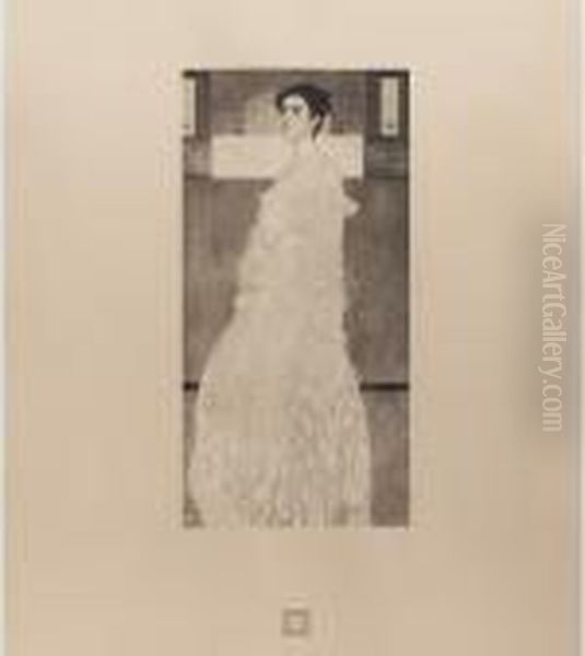 Portrait Of Margaret Stonborough-wittgenstein Oil Painting by Gustav Klimt