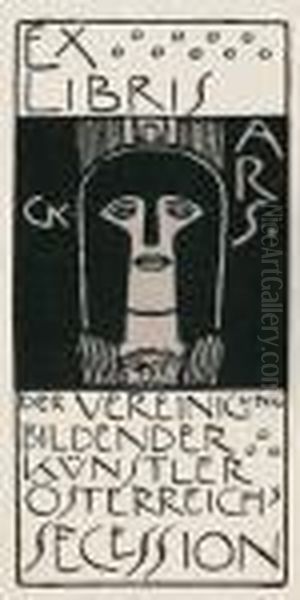 Ex Libris Der Vereinigung Bildender Oil Painting by Gustav Klimt