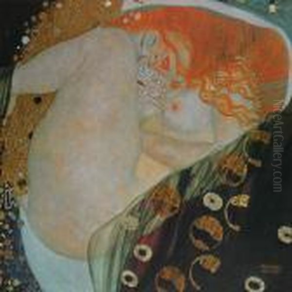 Danae Oil Painting by Gustav Klimt