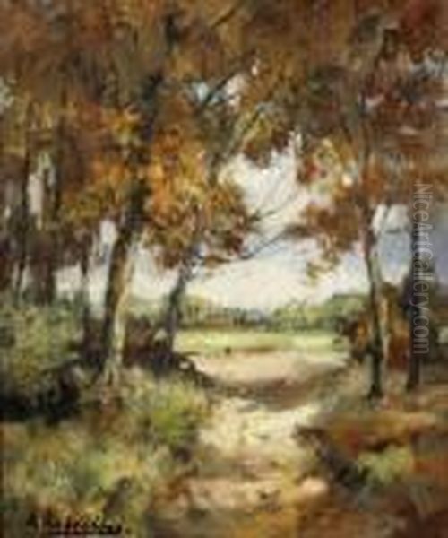 La Clairiere Oil Painting by Johannes Christiaan Karel Klinkenberg