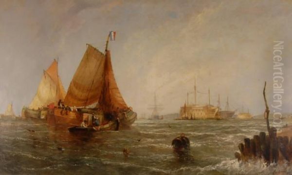 Untitled Oil Painting by William Calcott Knell