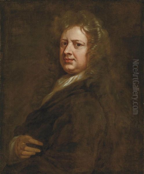 Portrait Of Thomas Betterton Oil Painting by Sir Godfrey Kneller