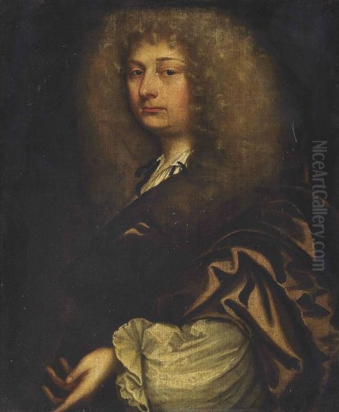 Portrait Of A Gentleman Oil Painting by Sir Godfrey Kneller