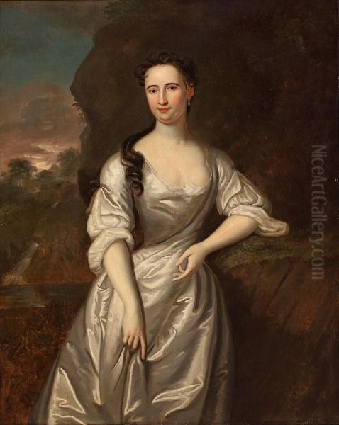 Retrato De Una Joven Oil Painting by Sir Godfrey Kneller