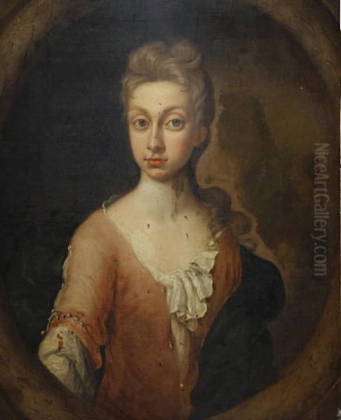 Portrait Of Elizabeth Tofield Oil Painting by Sir Godfrey Kneller