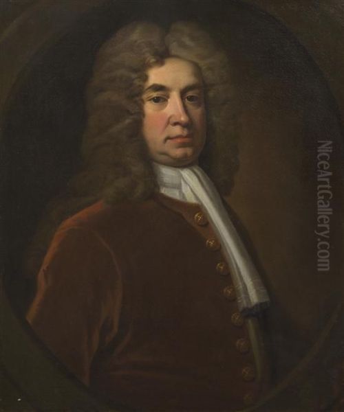 Portrait Of Thomas Southerne Oil Painting by Sir Godfrey Kneller