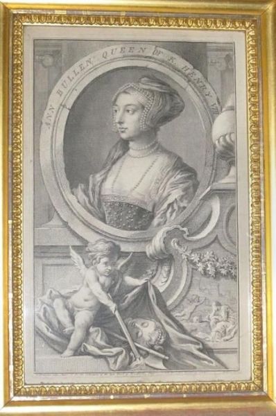 Ann Bullen Queen Of K Henry Viii Oil Painting by Sir Godfrey Kneller