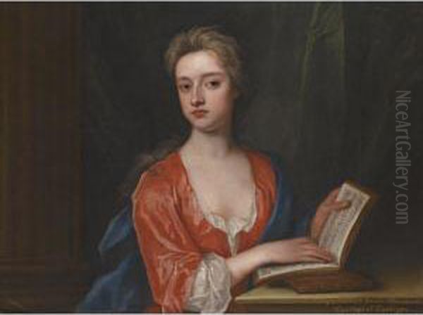 Portrait Of Lady Elizabeth Bruce Oil Painting by Sir Godfrey Kneller