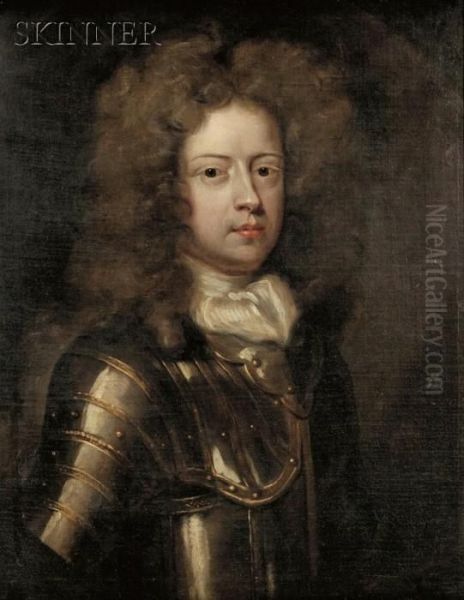 Portrait Of A Nobleman, Possibly The Duke Ofmarlborough Oil Painting by Sir Godfrey Kneller