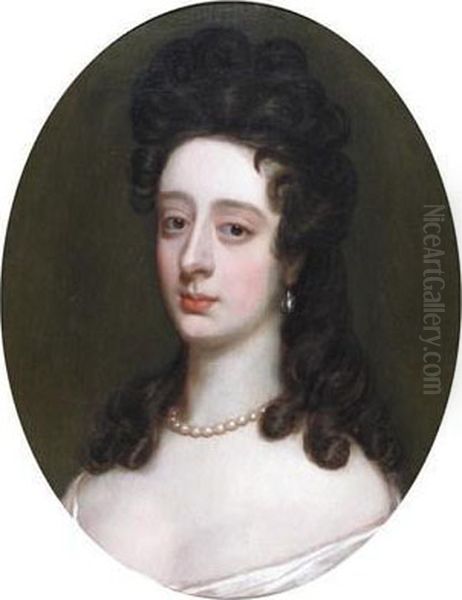 Portrait Of A Lady Oil Painting by Sir Godfrey Kneller