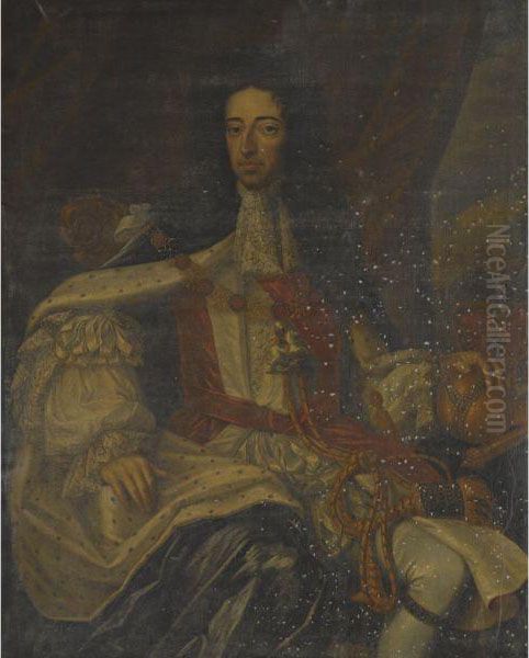 Portrait Of King William Iii Oil Painting by Sir Godfrey Kneller