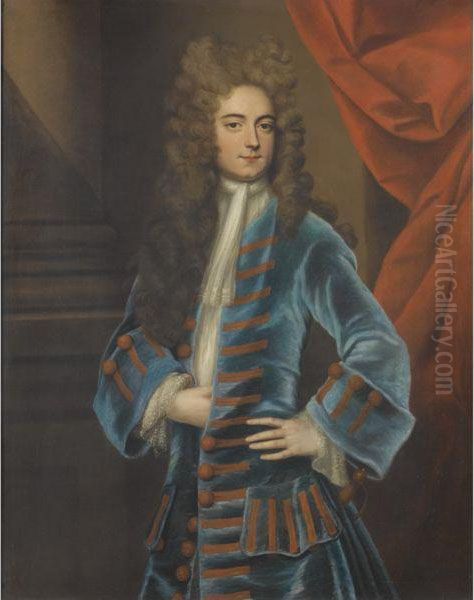 Portrait Of Sir John Savile, 6th Bt Oil Painting by Sir Godfrey Kneller