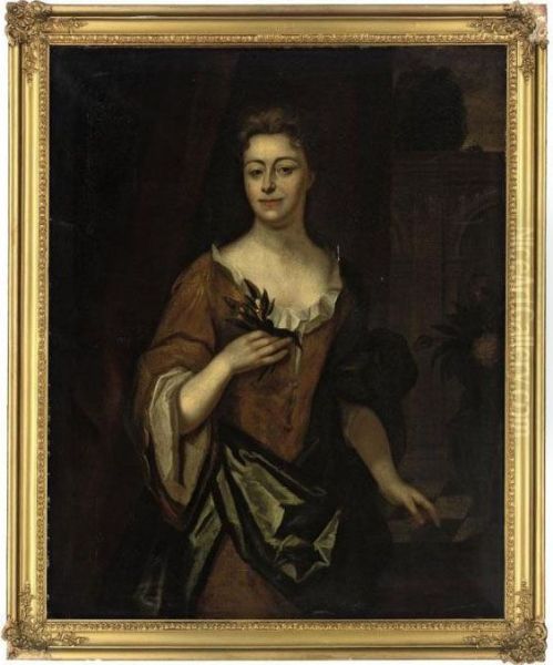 Portrait Of A Lady Oil Painting by Sir Godfrey Kneller