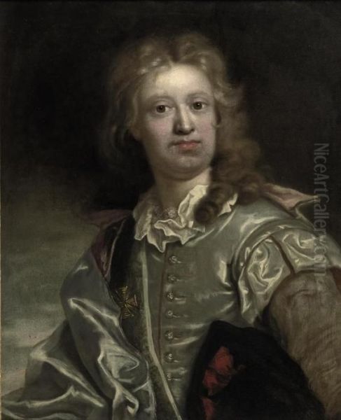 Portrait Of A Gentleman Oil Painting by Sir Godfrey Kneller