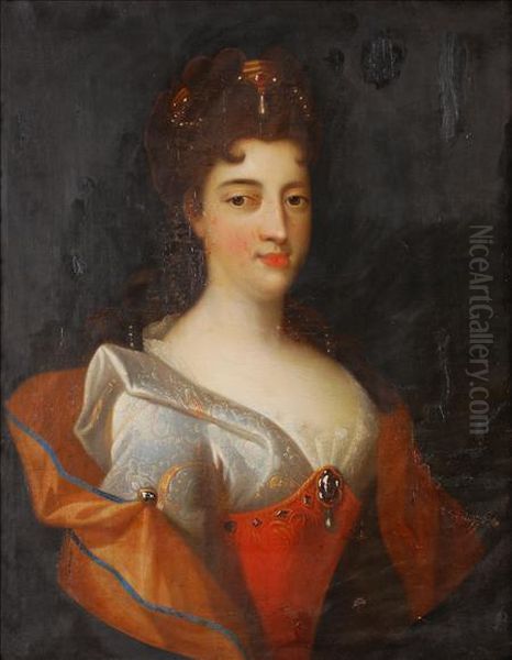 Portrait Of Alady Oil Painting by Sir Godfrey Kneller