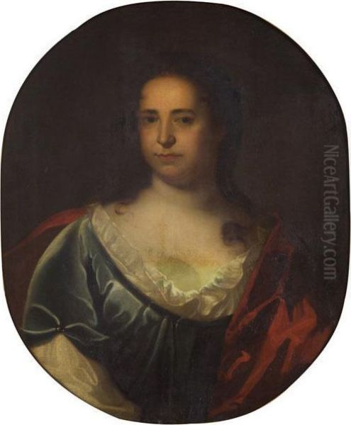 Portrait Of Lady Oil Painting by Sir Godfrey Kneller