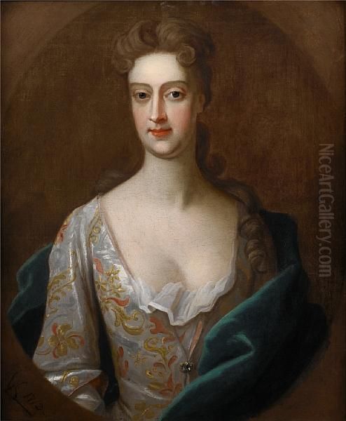 Portrait Of A Lady Oil Painting by Sir Godfrey Kneller