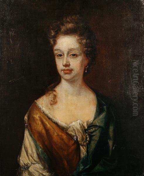 Portrait Of A Lady Oil Painting by Sir Godfrey Kneller