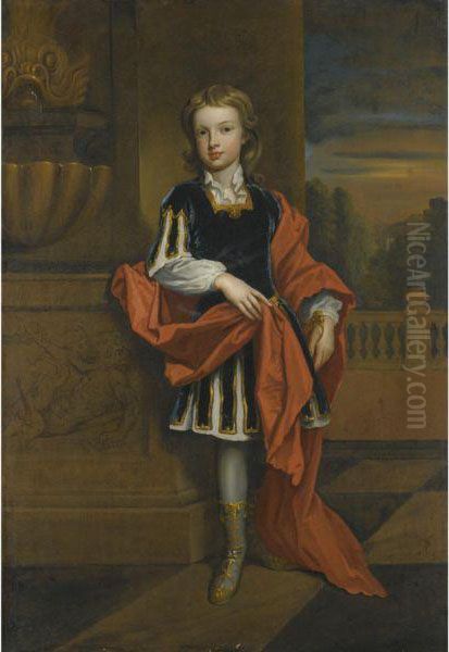 Portrait Of John Churchill Oil Painting by Sir Godfrey Kneller