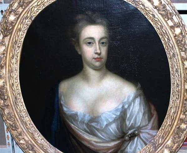 Portrait Of Barbara, Countess Of Pembroke Oil Painting by Sir Godfrey Kneller