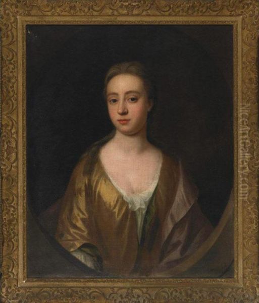 Portrait Of A Lady Oil Painting by Sir Godfrey Kneller