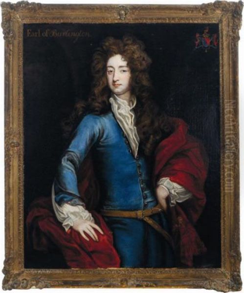 Portrait Of A Nobleman Oil Painting by Sir Godfrey Kneller