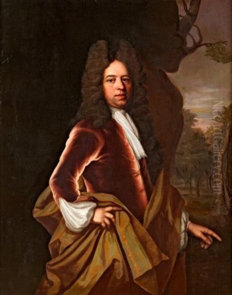 Hans Krets Oil Painting by Sir Godfrey Kneller