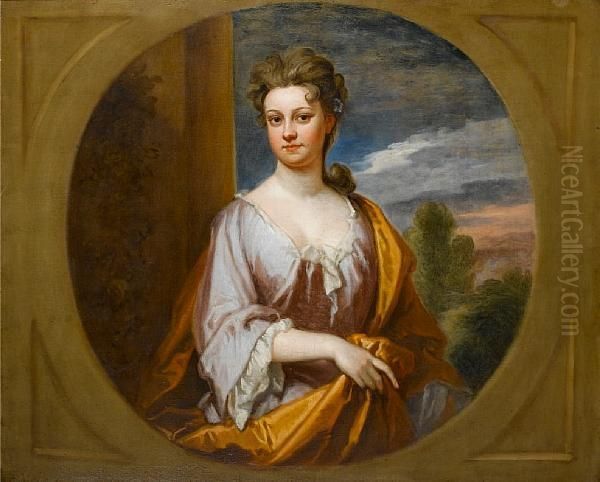 Portrait Of A Lady Oil Painting by Sir Godfrey Kneller