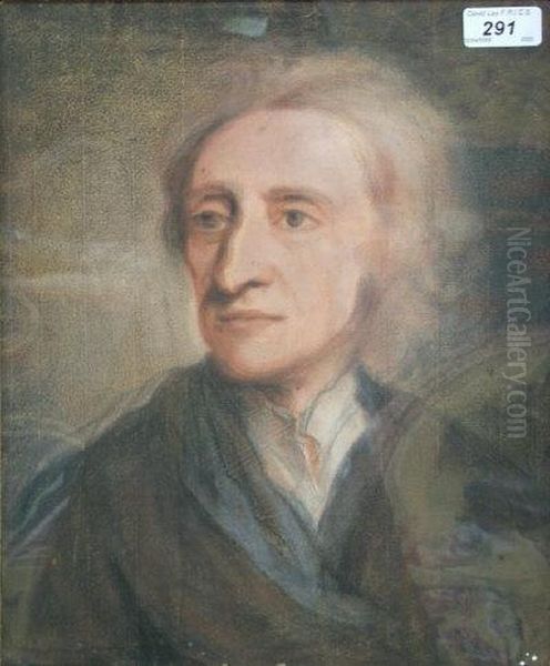 Portrait Of John Locke. Oil Painting by Sir Godfrey Kneller