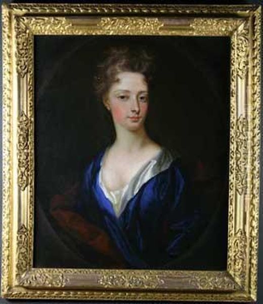 Portrait Of A Noblewoman Oil Painting by Sir Godfrey Kneller