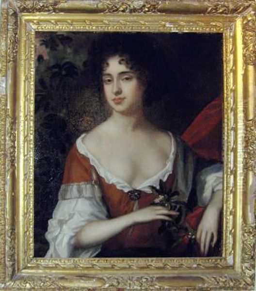 Portrait Of Nell Gwyn Oil Painting by Sir Godfrey Kneller