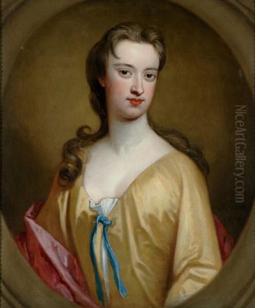 Portrait Of The Dutchess Ofmarlborough Oil Painting by Sir Godfrey Kneller