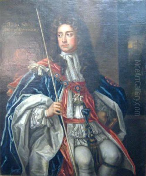 Duke Of Shrewsbury' Oil Painting by Sir Godfrey Kneller