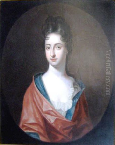 Portrait Of A Woman Oil Painting by Sir Godfrey Kneller