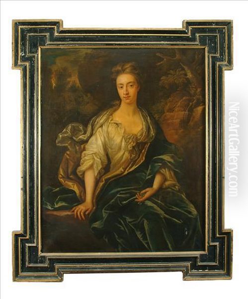 Portrait Of Alady Oil Painting by Sir Godfrey Kneller