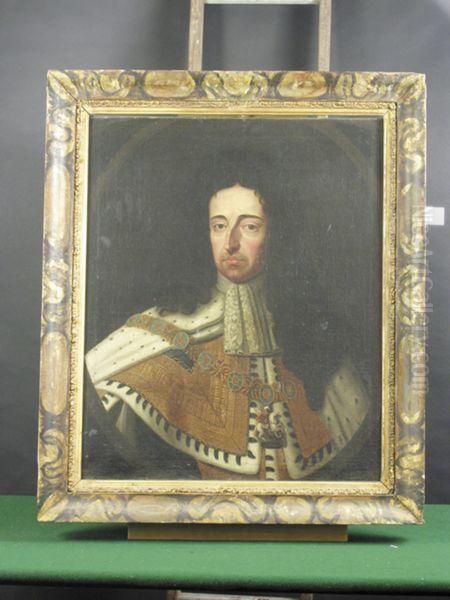 Portrait Of King William Iii Oil Painting by Sir Godfrey Kneller