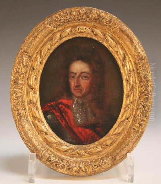 King William Iii Oil Painting by Sir Godfrey Kneller