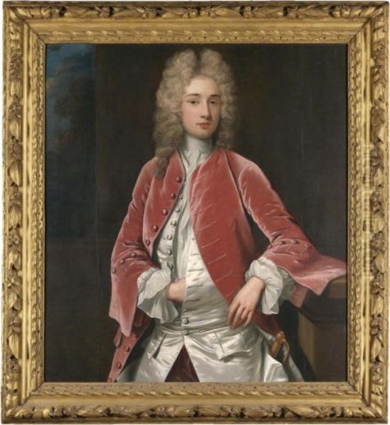 Portrait Of The Hon. Thomas Verney (1691-1710) Oil Painting by Sir Godfrey Kneller